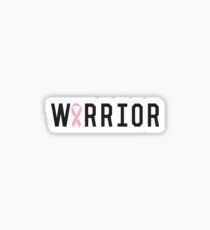 Warrior Pink Ribbon Sticker