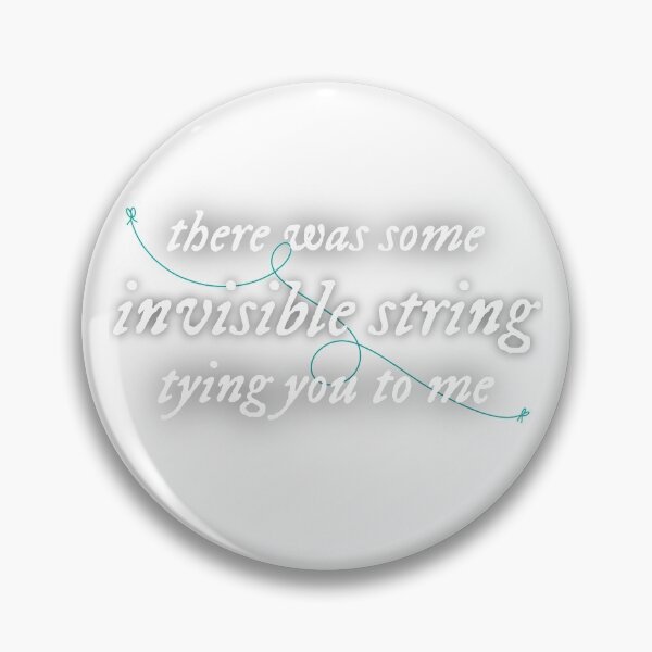 Item preview, Invisible String Lyrics designed and sold by aidenpowers1.