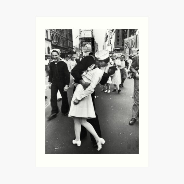 Times Square V/J-Day Kiss Art Print