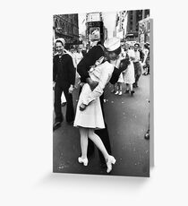 Times Square V/J-Day Kiss Greeting Card
