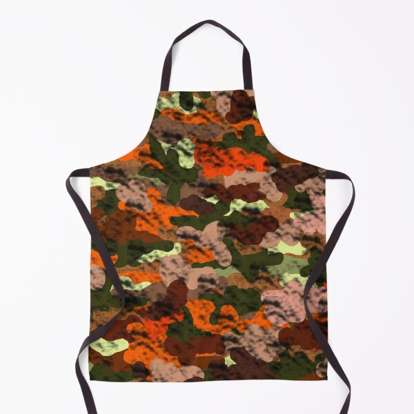 Item preview, Orange Camouflage Pattern designed and sold by jaggerstudios.