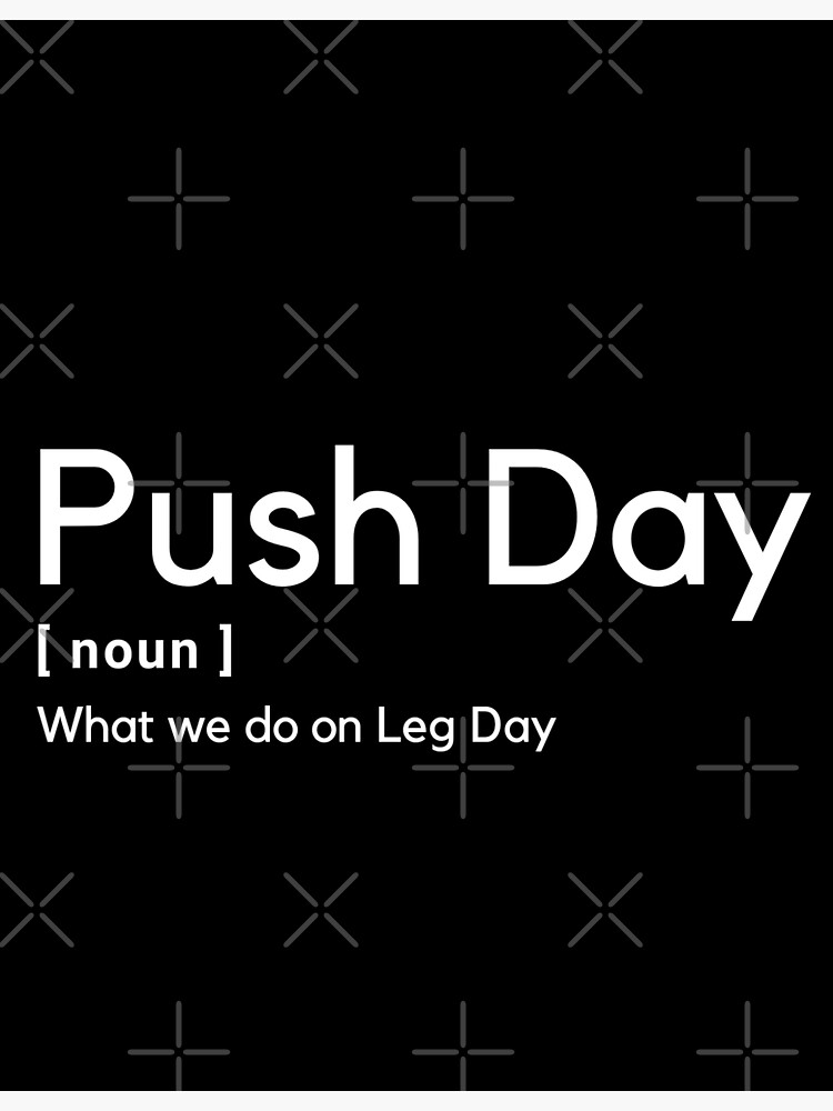 "Push Day" Sticker by Freihalt Redbubble