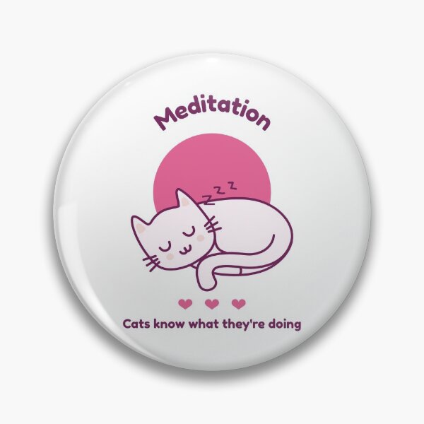 Item preview, Meditation, Cats know what they're doing designed and sold by redsgifts.