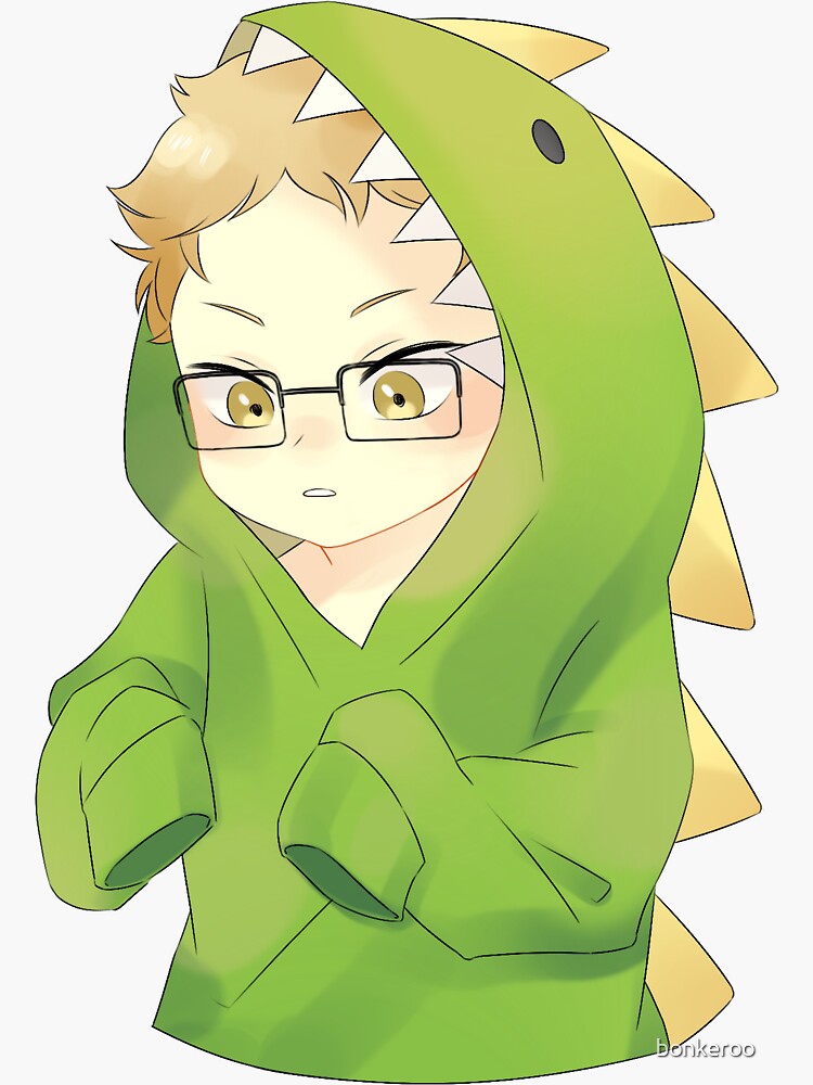 "Baby Tsukishima" Sticker for Sale by bonkeroo | Redbubble