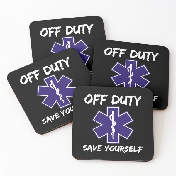 Item preview, Off Duty Save Yourself Paramedic EMT designed and sold by Vanover Designs.