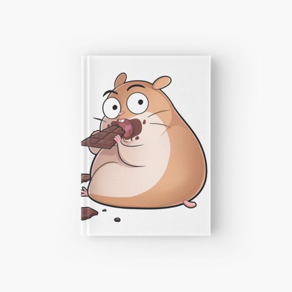 Schokolade essender knuddeliger Hamster Notizbuch