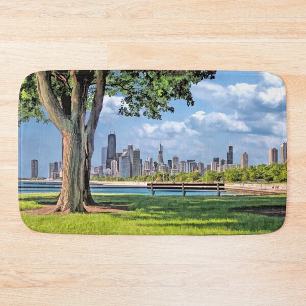 Item preview, Chicago North Skyline Park Bench designed and sold by Christopher Arndt.