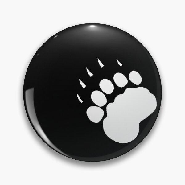 Item preview, BOWDOIN COLLEGE BLACK SCHOOL COLOR W/ WHITE POLAR BEAR PAW designed and sold by krh327.
