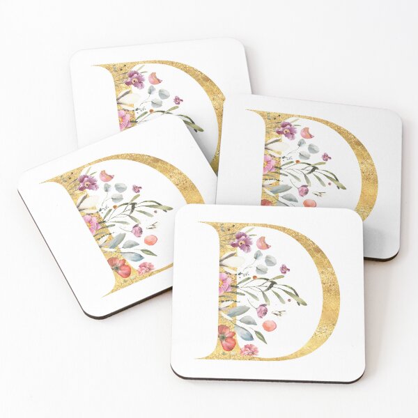 Item preview, Flower Bouquet with Letter D designed and sold by TheFamilyVan.