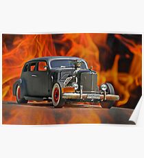 1938 Cadillac 'Lucifer's Limo' Poster