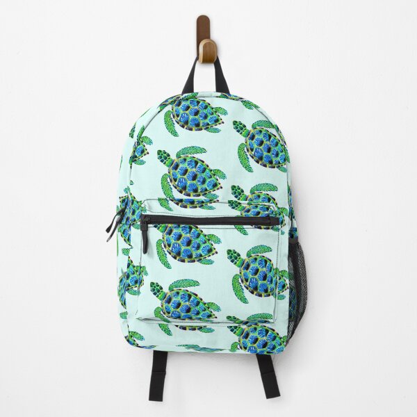Item preview, Psychedelic Green Sea Turtle in Acrylic designed and sold by narwhalwall.