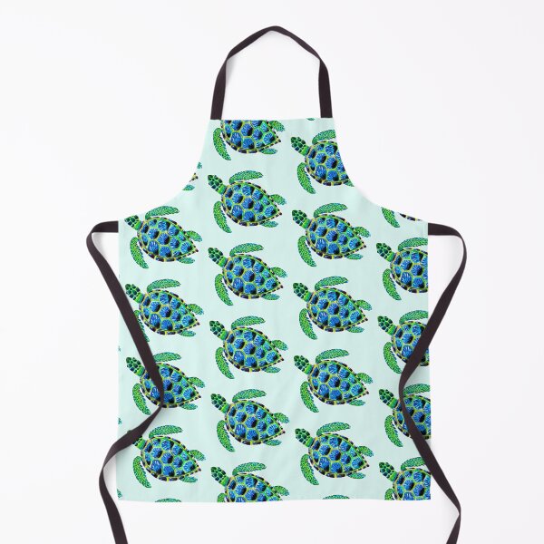Item preview, Psychedelic Green Sea Turtle in Acrylic designed and sold by narwhalwall.