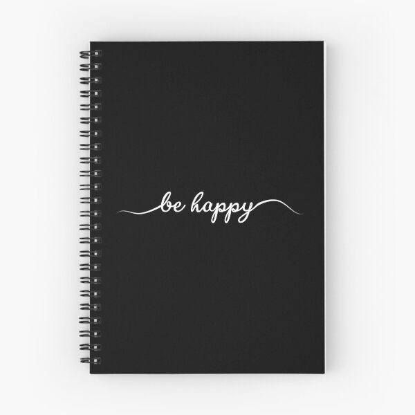 Item preview, Be Happy Positive Script Cool Inspirational Message designed and sold by creativeloog.