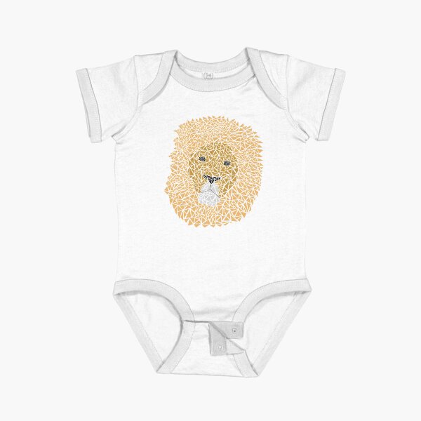 MoZanimals: Lion Short Sleeve Baby One-Piece