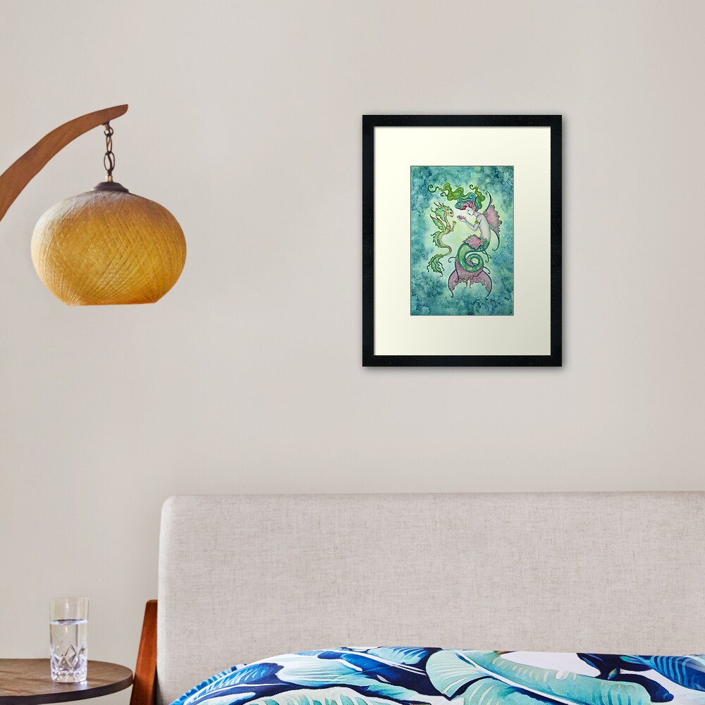 Item preview, Framed Art Print designed and sold by AmyBrownArt.