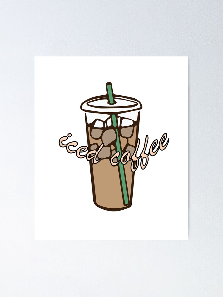 Iced coffee because adulting is hard, Cute gift for coffee lovers   Greeting Card for Sale by CloJamila