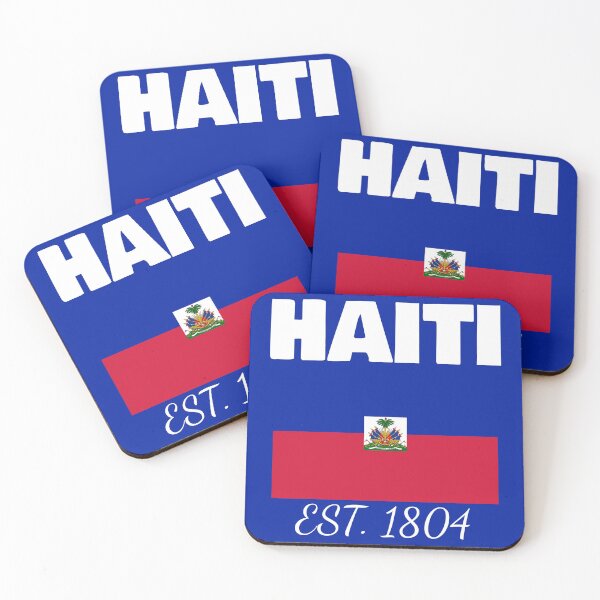 Item preview, Haiti EST. 1804 Independence Haitian Flag T Shirt Merch designed and sold by PRINTS2HOT.
