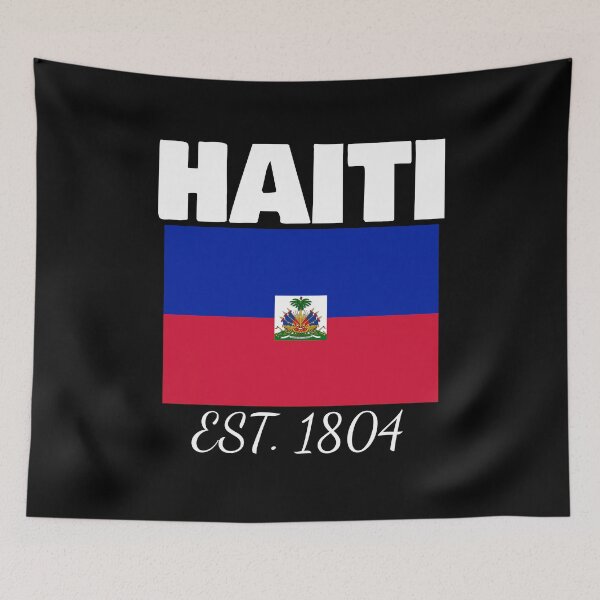 Item preview, Haiti EST. 1804 Independence Haitian Flag T Shirt Merch designed and sold by PRINTS2HOT.
