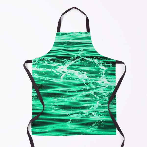 Item preview, Salpicaduras de olas del océano verde designed and sold by Ludovic Geusa.