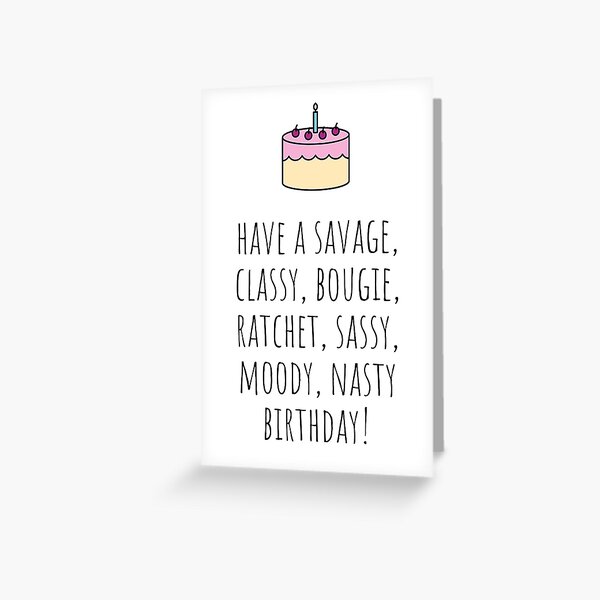 21 Savage Greeting Card