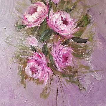 Artwork thumbnail, Pink Roses by Slh69
