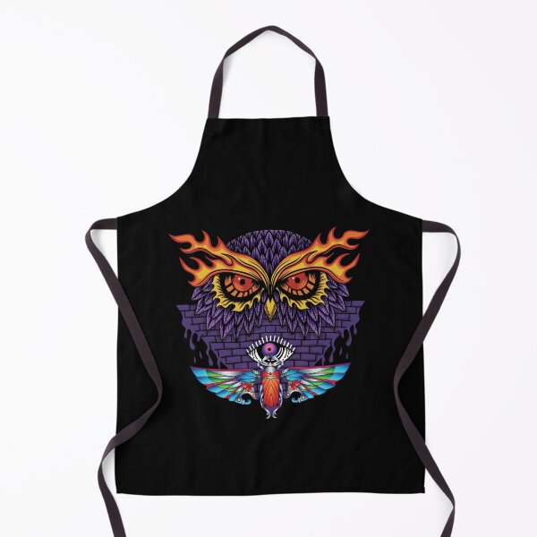 Item preview, Fiery Owl Scarab Third Eye Illustration designed and sold by ColorfulMystic.