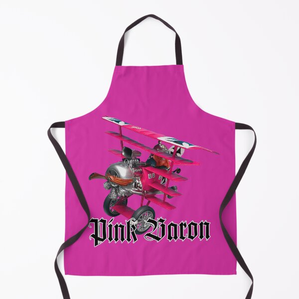 Item preview, Crazy funny Revell plastic kit: Manfred von Richthofen, The Pink Red Baron and his Fokker Dr.1 on pink background. designed and sold by PrintPit.