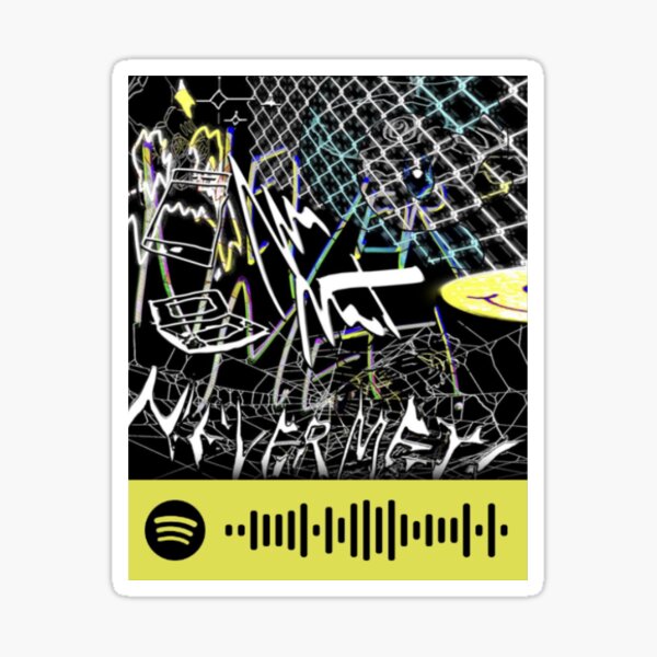 Dead To Me By Kali Uchis Spotify Code Sticker By Hereisjenny Redbubble - dead to me kali uchis roblox id