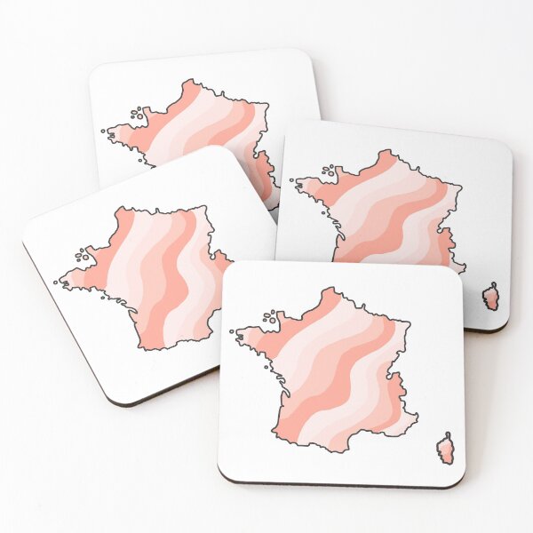Item preview, France pastel pink outline  designed and sold by erinxswan.