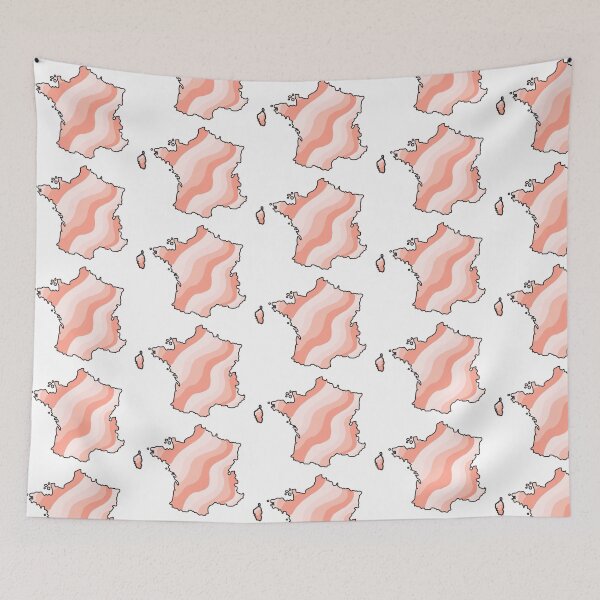Item preview, France pastel pink outline  designed and sold by erinxswan.