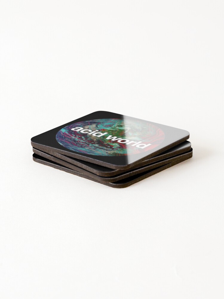 Thumbnail 4 of 5, Coasters (Set of 4), Acid World designed and sold by RolikaPod.