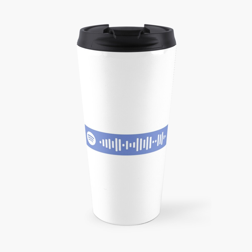 Dead To Me By Kali Uchis Spotify Code Travel Mug By Hereisjenny Redbubble - dead to me kali uchis roblox id