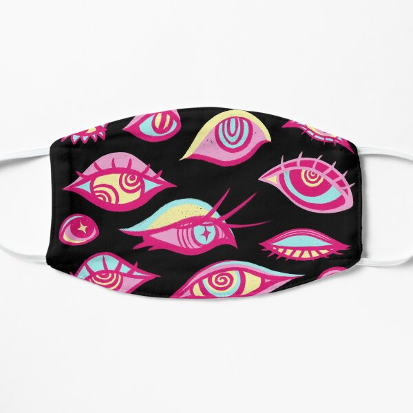 Neon Eye Face Masks Redbubble - cyan wink makeup roblox