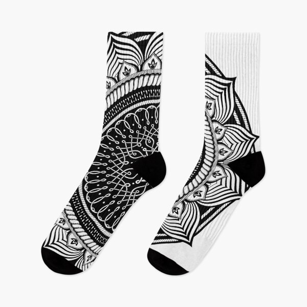 Item preview, Black and White Mandala designed and sold by verasgm45749.
