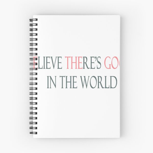 Item preview, Be the good/believe there's good (pink) designed and sold by Allie Rockhill.
