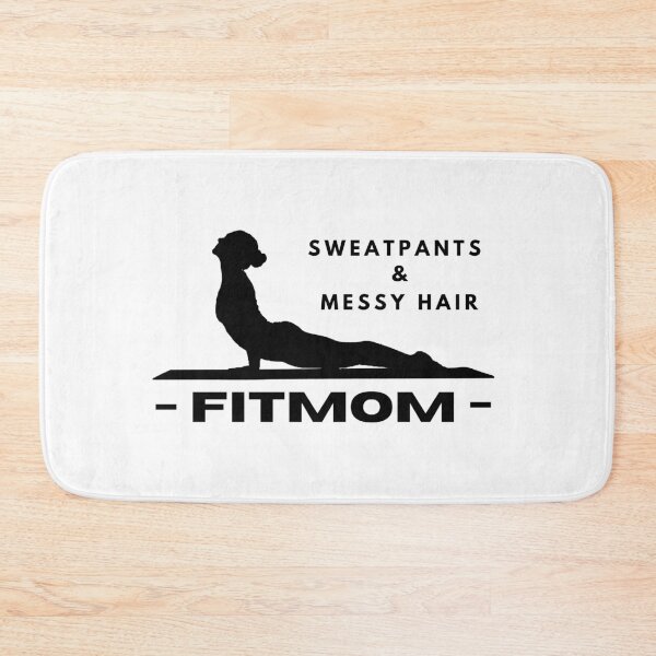 Item preview, Fitmom / yoga / namaste / health / workout / girl / special gift idea designed and sold by portrait4you.