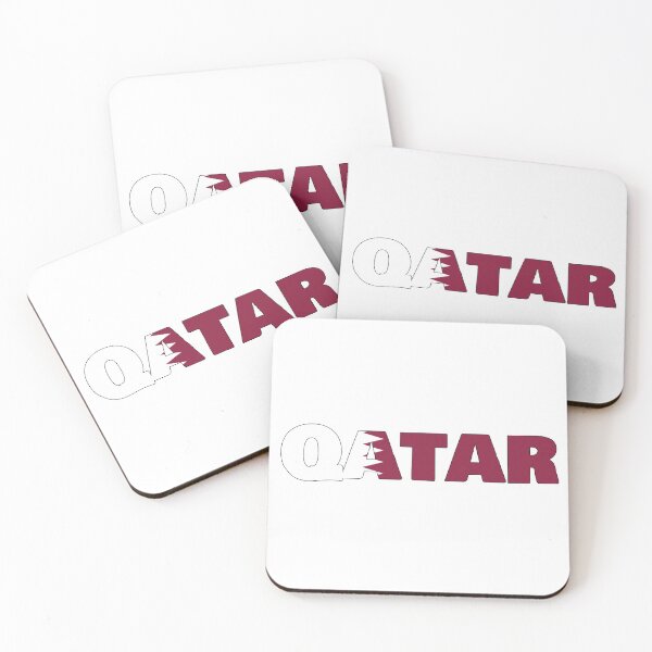 Item preview, Qatar Flag designed and sold by ElevenGraphics.