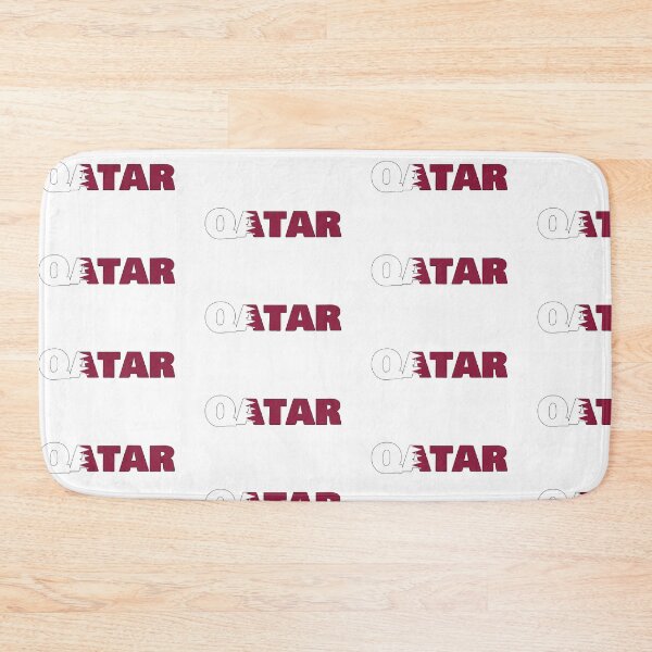 Item preview, Qatar Flag designed and sold by ElevenGraphics.