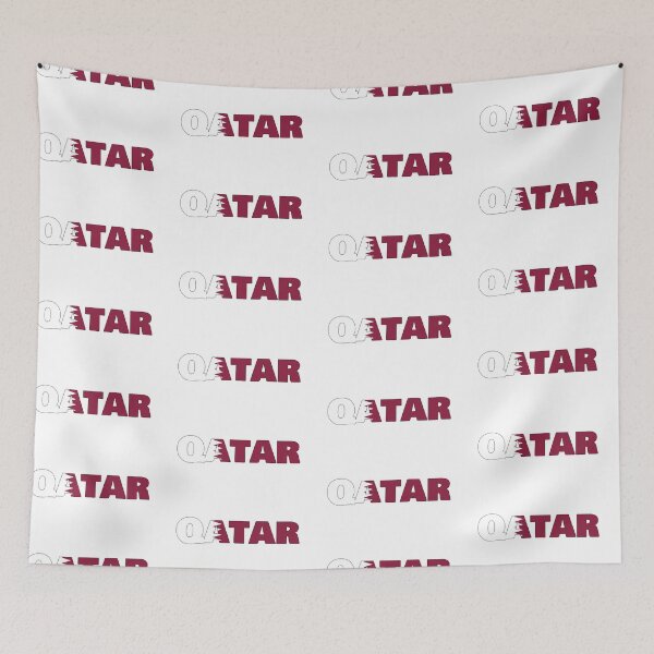 Item preview, Qatar Flag designed and sold by ElevenGraphics.