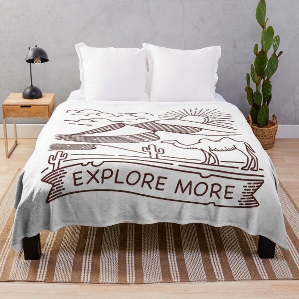 Item preview, Sahara desert line illustration designed and sold by teenlabel.