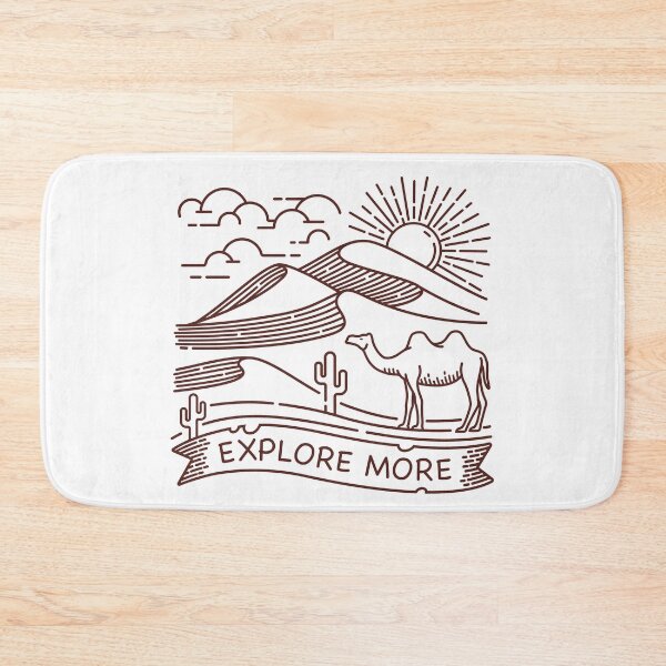 Item preview, Sahara desert line illustration designed and sold by teenlabel.