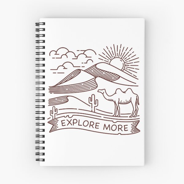 Item preview, Sahara desert line illustration designed and sold by teenlabel.