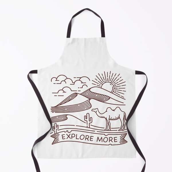 Item preview, Sahara desert line illustration designed and sold by teenlabel.