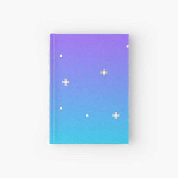 Pixel Night Sky Hardcover Journal