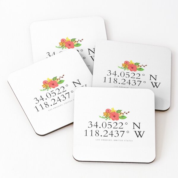 Item preview, Los Angeles Coordinates designed and sold by kbracey-meraki.