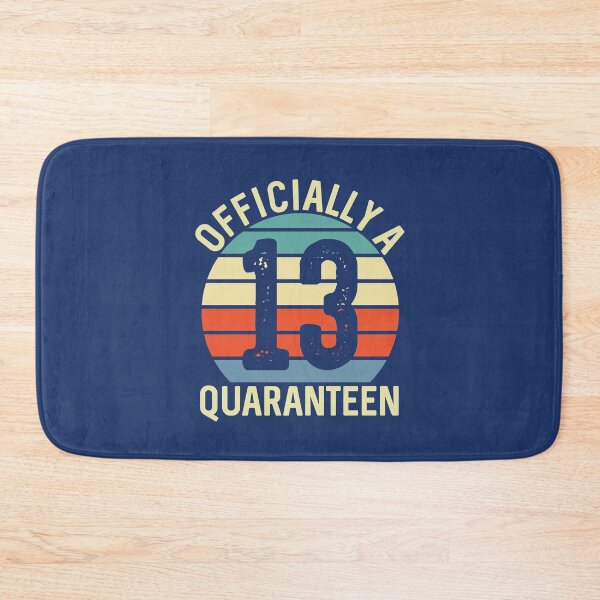 Item preview, Turning 13 years old in Quarantine Birthday Officially a Quaranteen Official Teenager 13th Bday Vintage 2020 Pun designed and sold by alenaz.