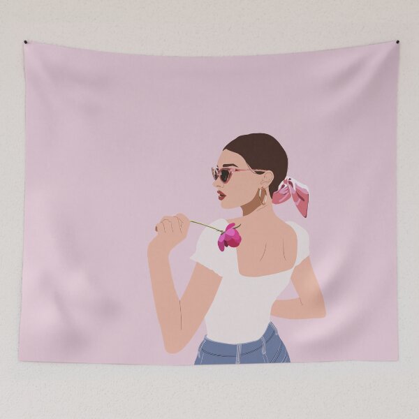 Item preview, Minimalist Portrait (Pink) designed and sold by AmayaJade.