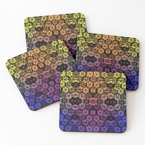 Item preview, Geometric mirror color pattern  designed and sold by BubbleCrumbs.