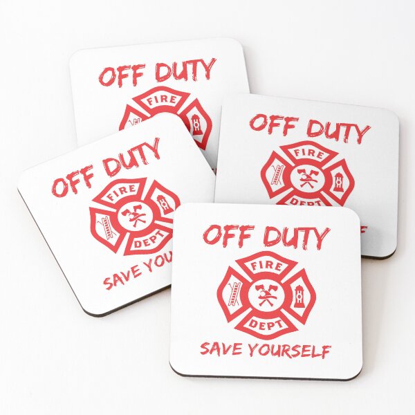 Item preview, Off Duty Save Yourself Firefighter  designed and sold by Vanover Designs.