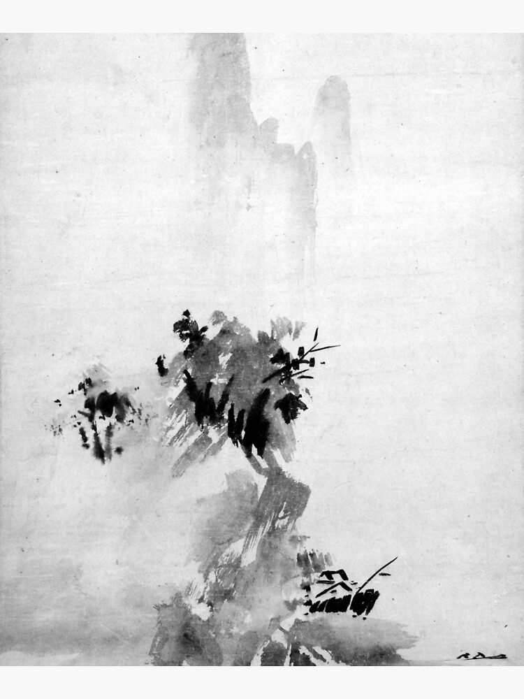 Sesshu Toyo Haboku-Sansui Landscape by pdgraphics